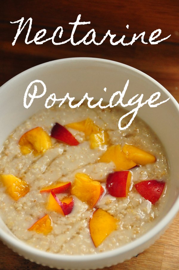 Nectarine Porridge