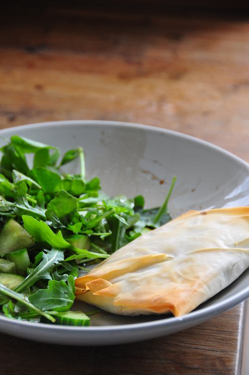Filo Parcel with Salad